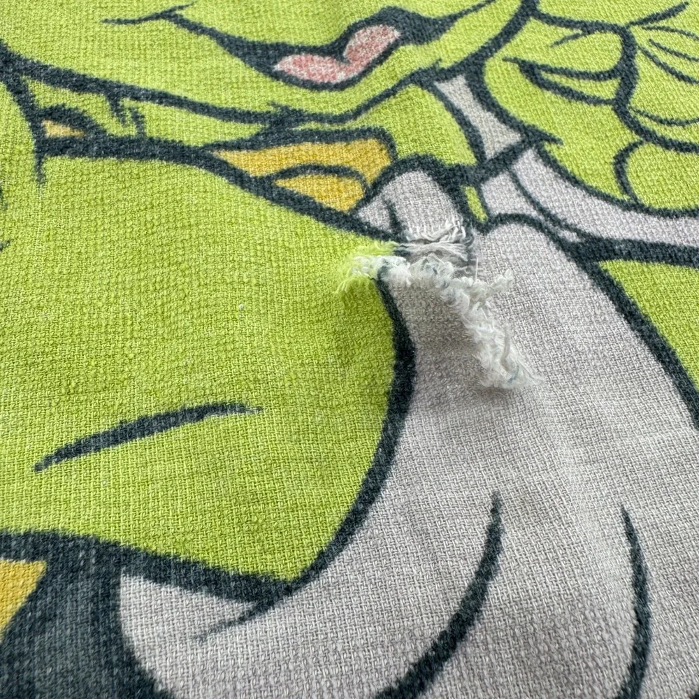 Vintage Teenage Mutant Ninja Turtles TMNT Beach Towel 28x52 Distressed Retro‎